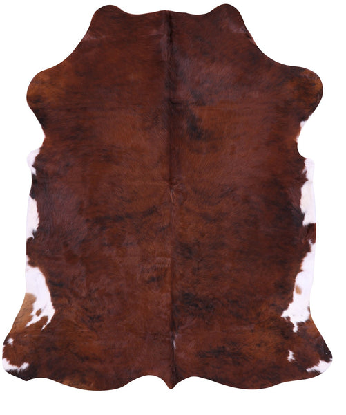 Natural Hair-On Cowhide Rug - 6' 7" X 5' 9" - Golden Nile