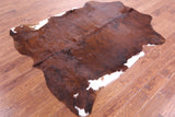 Natural Hair-On Cowhide Rug - 6' 7" X 5' 9" - Golden Nile