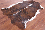 Natural Hair-On Cowhide Rug - 7' 3" X 5' 5" - Golden Nile