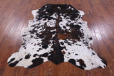Tricolor Natural Hair-On Cowhide Rug - 6' 7" X 5' 8" - Golden Nile