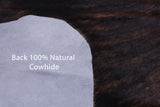 Brindle Natural Hair-On Cowhide Rug - 6' 11" X 6' 8" - Golden Nile