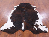 Natural Hair-On Cowhide Rug - 7' 6" X 6' 6" - Golden Nile