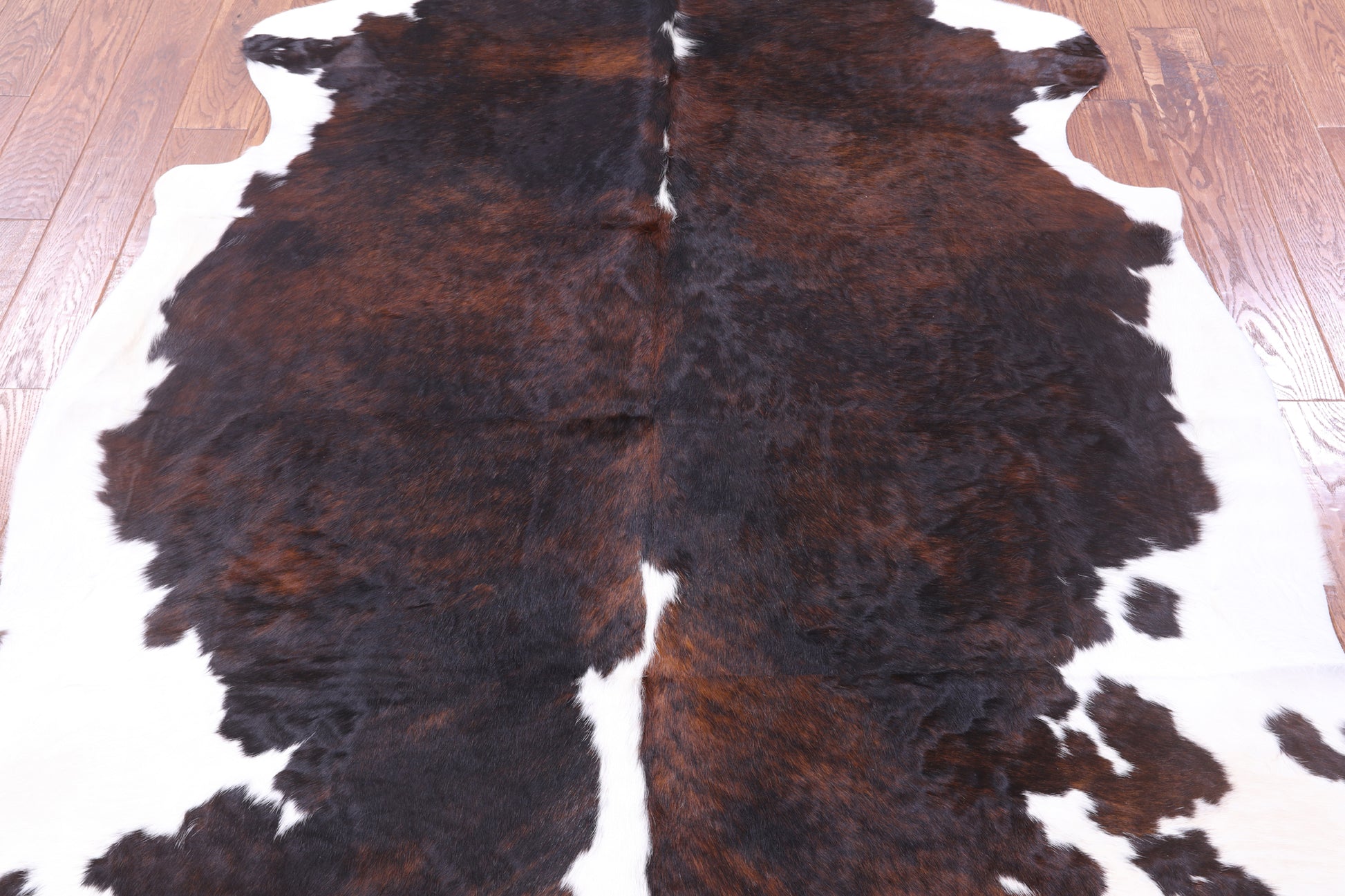 Natural Hair-On Cowhide Rug - 7' 6" X 6' 6" - Golden Nile