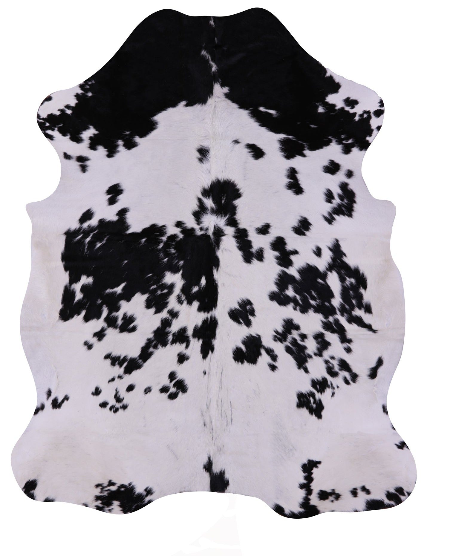 Natural Hair-On Cowhide Rug - 6' 11" X 5' 6" - Golden Nile