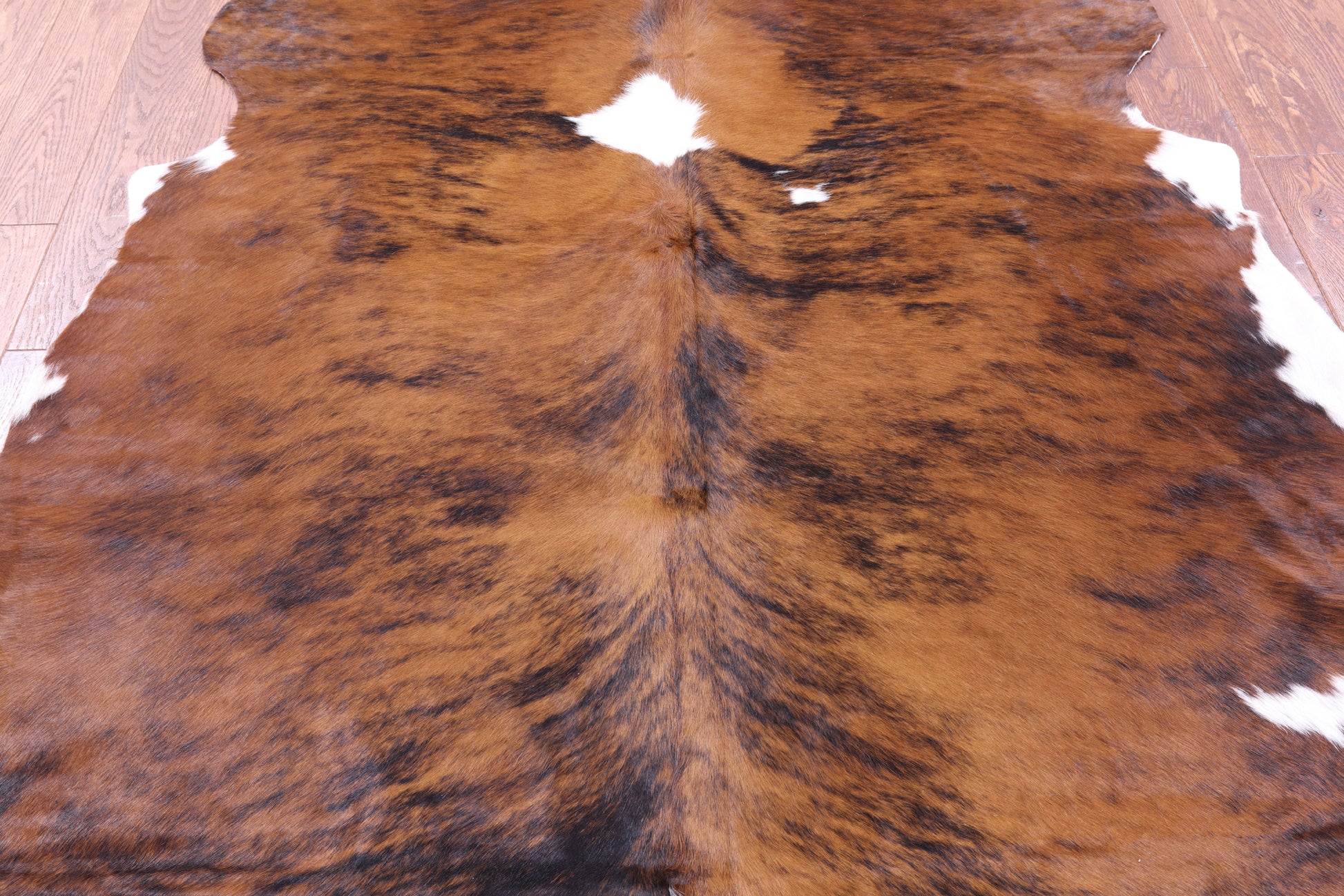 Natural Hair-On Cowhide Rug - 7' 1" X 5' 10" - Golden Nile