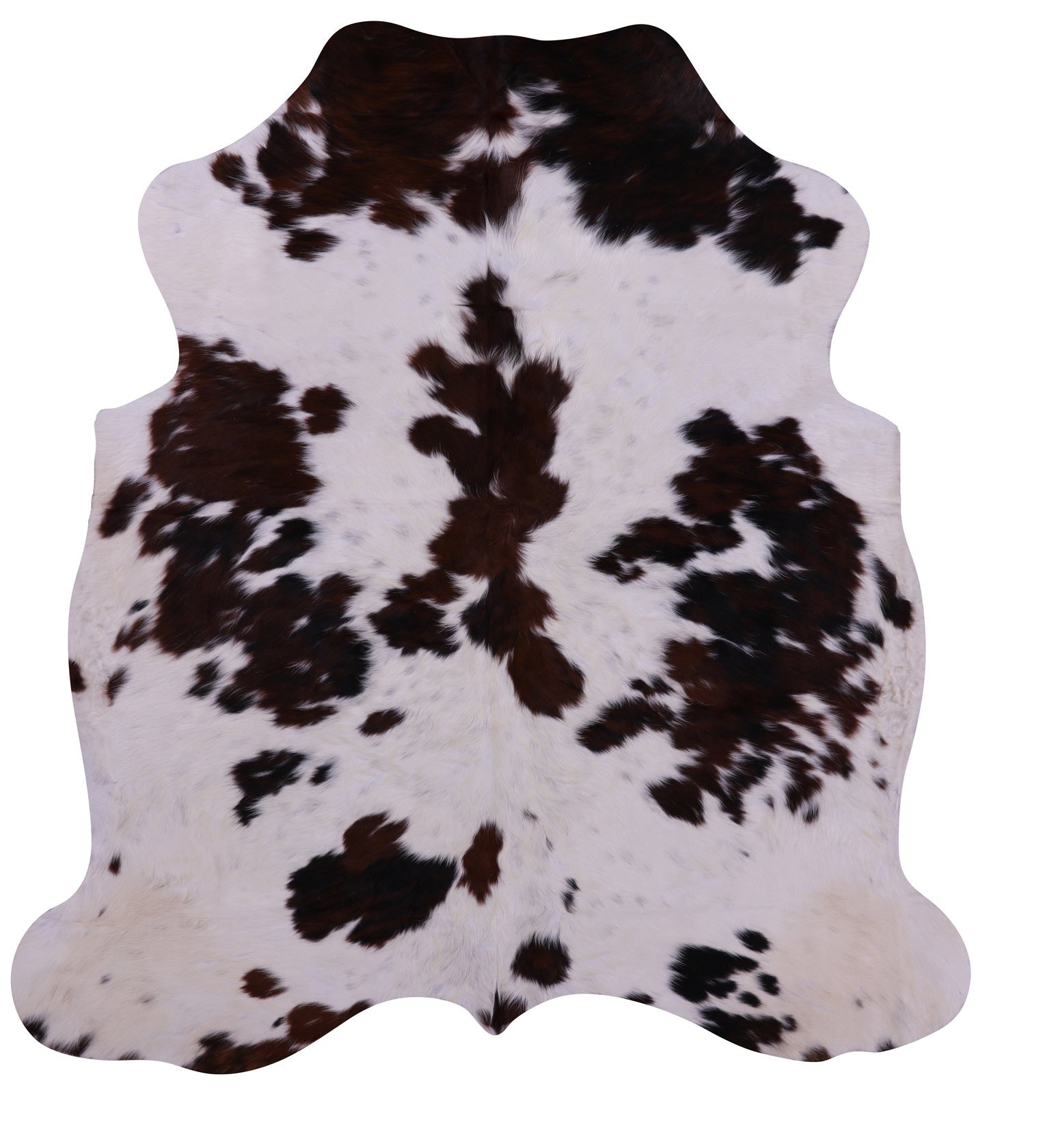 Natural Hair-On Cowhide Rug - 7' 0" X 6' 4" - Golden Nile