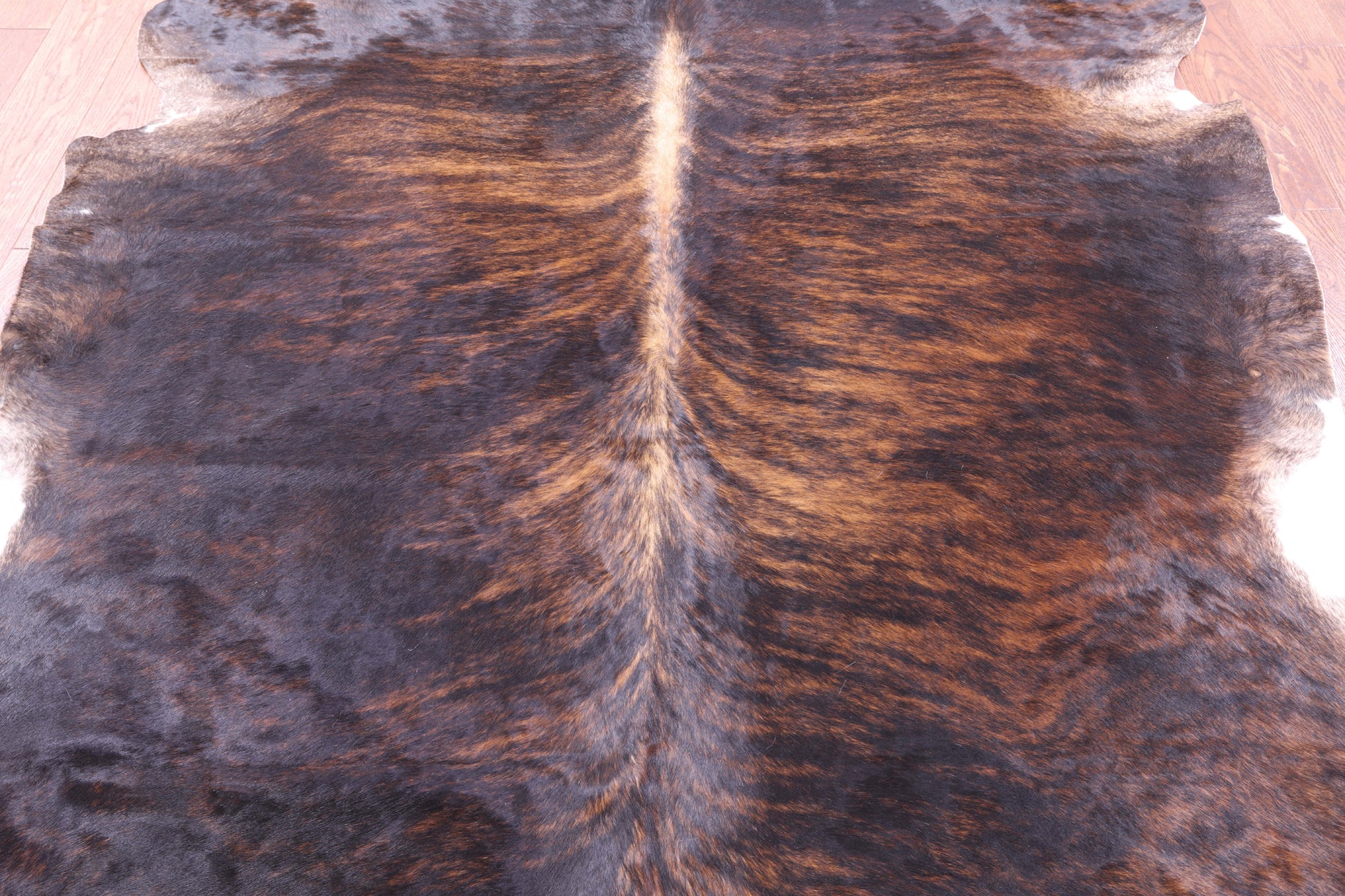 Natural Hair-On Cowhide Rug - 7' 3" X 5' 11" - Golden Nile
