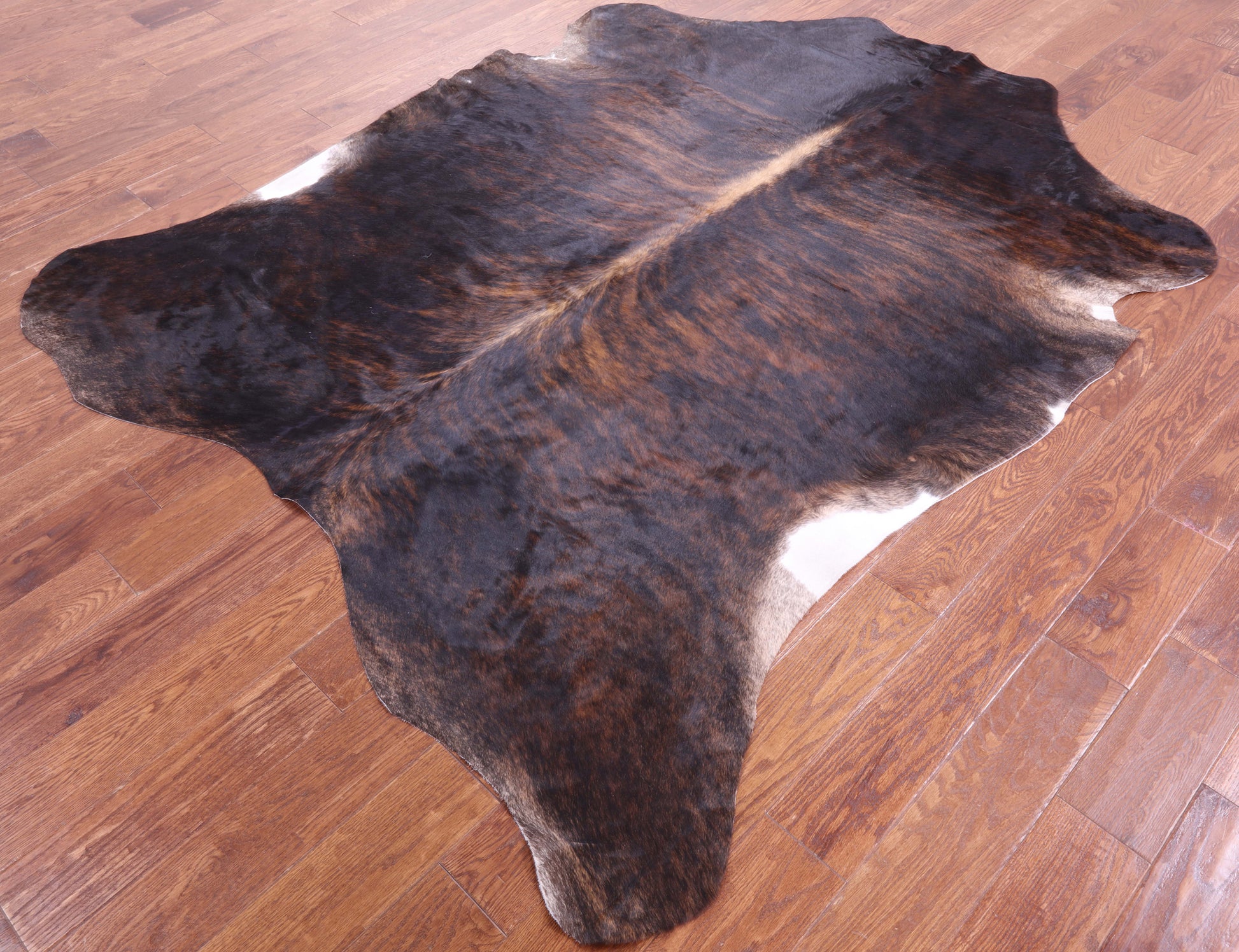 Natural Hair-On Cowhide Rug - 7' 3" X 5' 11" - Golden Nile
