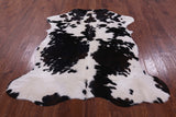Natural Hair-On Cowhide Rug - 6' 9" X 5' 11" - Golden Nile