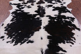 Natural Hair-On Cowhide Rug - 6' 9" X 5' 11" - Golden Nile