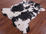 Natural Hair-On Cowhide Rug - 6' 9" X 5' 11" - Golden Nile
