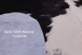 Natural Hair-On Cowhide Rug - 6' 9" X 5' 11" - Golden Nile