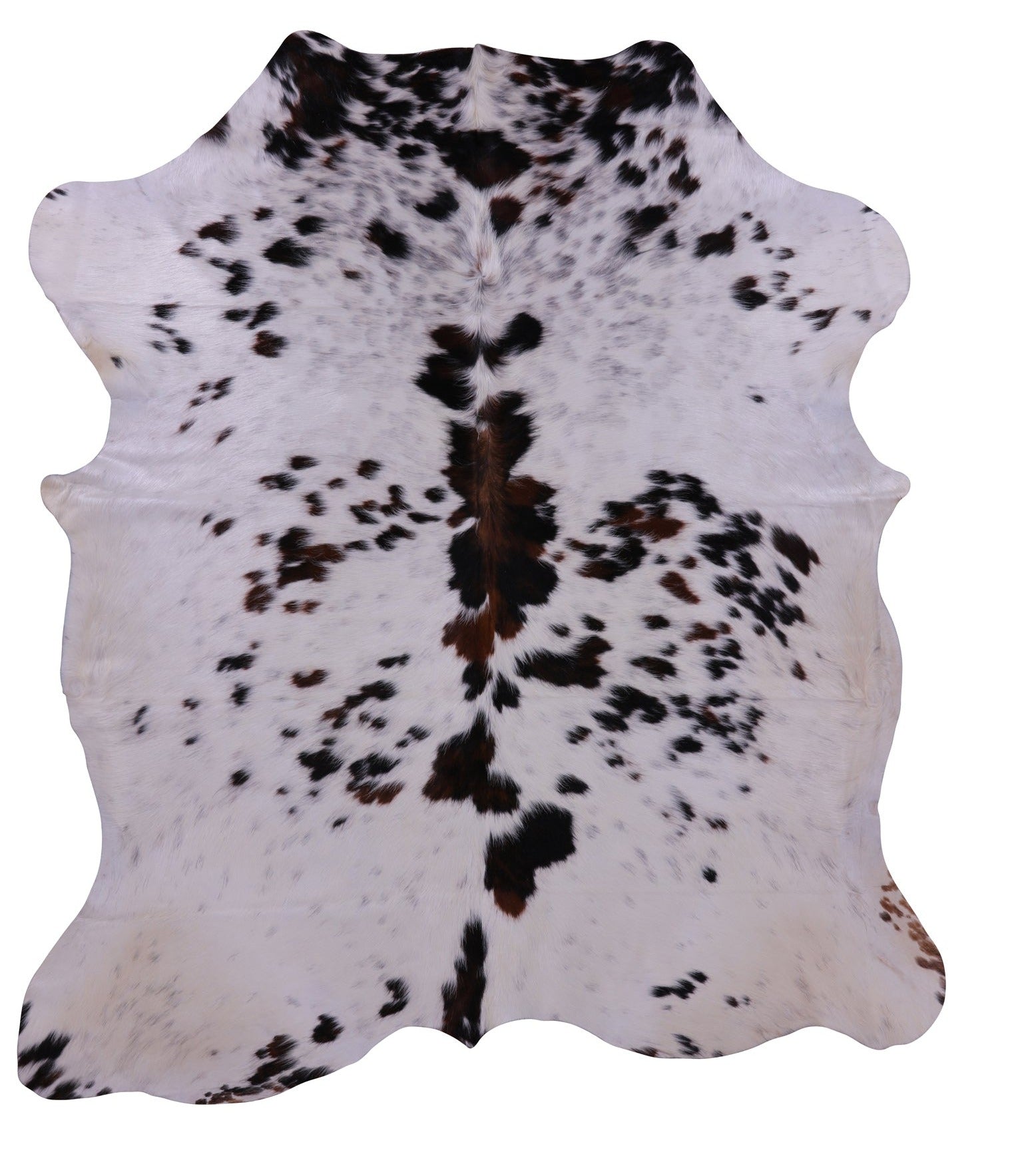 Natural Hair-On Cowhide Rug - 6' 8" X 6' 1" - Golden Nile