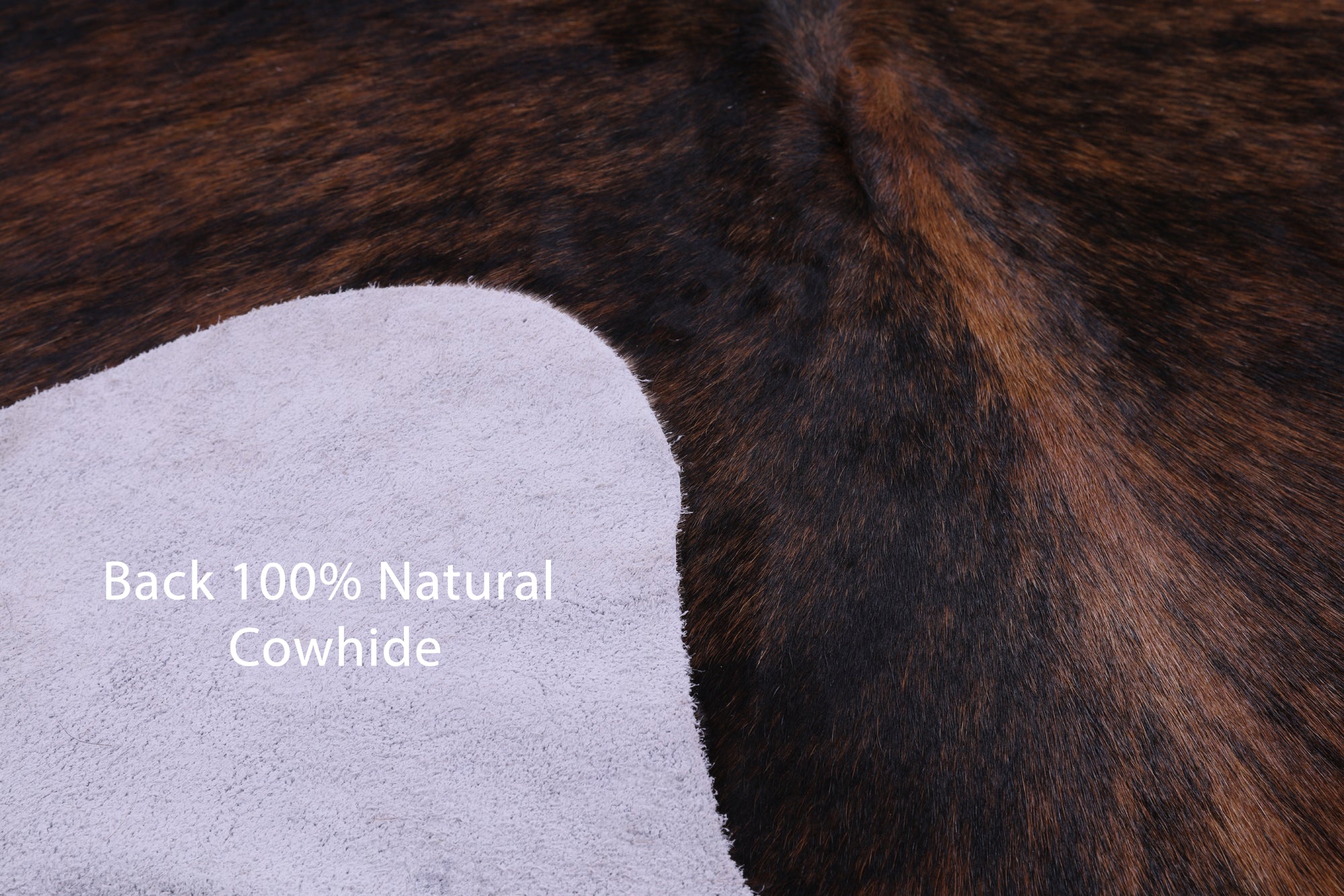 Natural Hair-On Cowhide Rug - 7' 2" X 6' 5" - Golden Nile