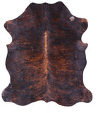 Natural Hair-On Cowhide Rug - 6' 11" X 6' 2" - Golden Nile