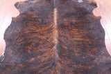 Natural Hair-On Cowhide Rug - 6' 11" X 6' 2" - Golden Nile