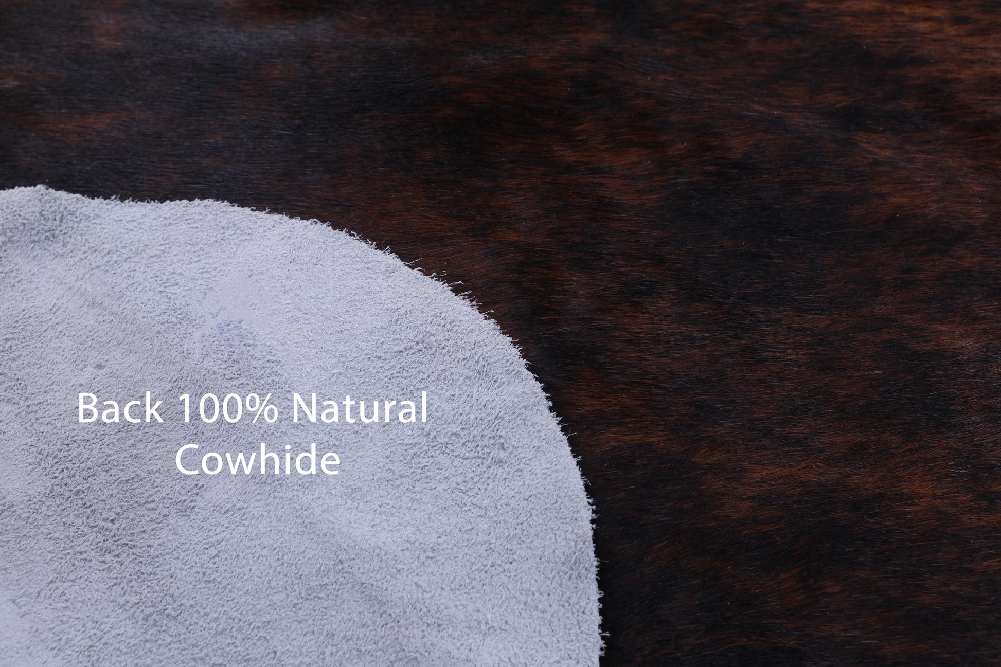 Natural Hair-On Cowhide Rug - 6' 11" X 6' 2" - Golden Nile