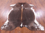 Natural Hair-On Cowhide Rug - 6' 11" X 6' 0" - Golden Nile