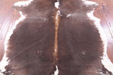 Natural Hair-On Cowhide Rug - 6' 11" X 6' 0" - Golden Nile