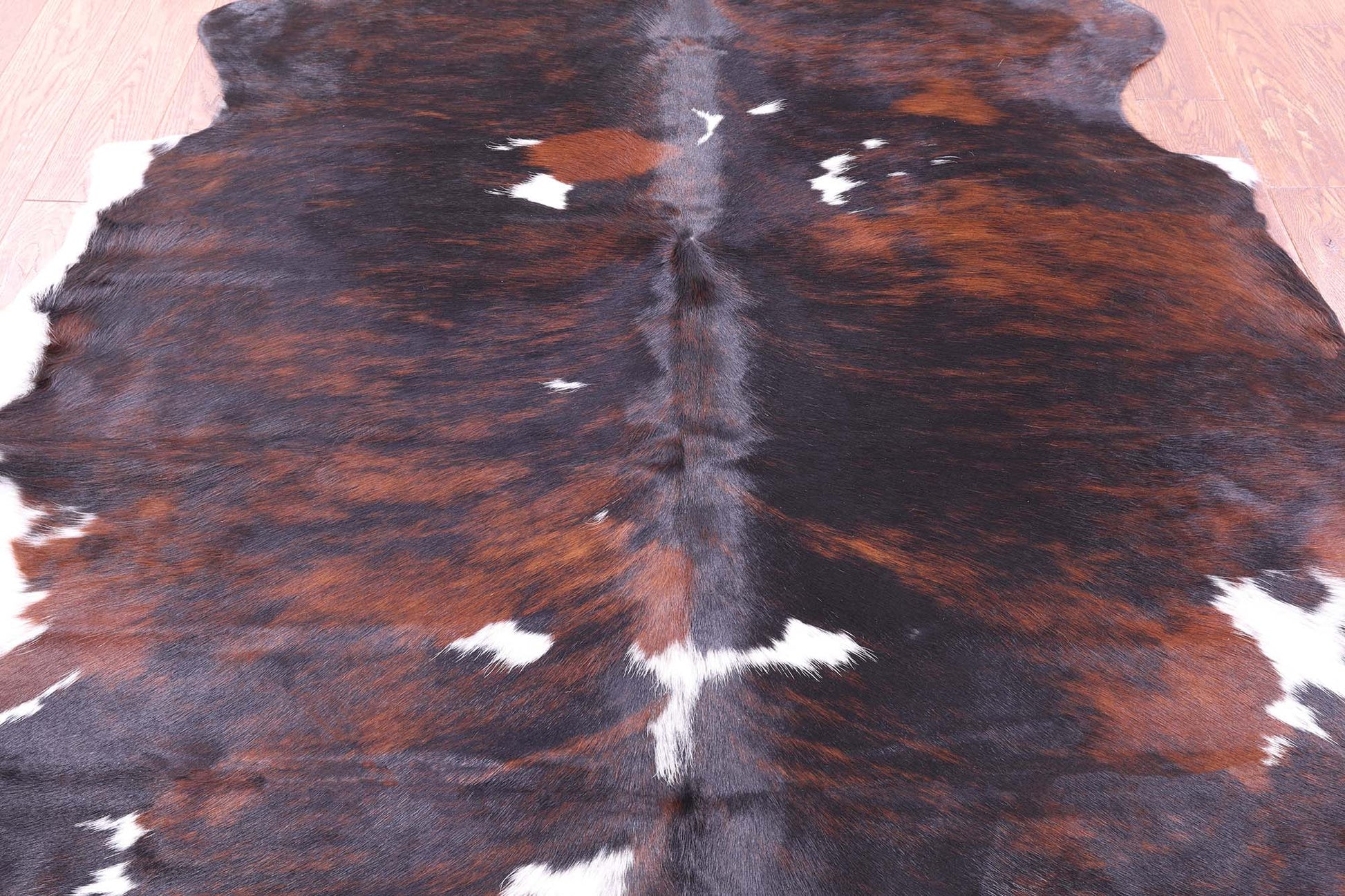 Natural Hair-On Cowhide Rug - 7' 1" X 5' 10" - Golden Nile