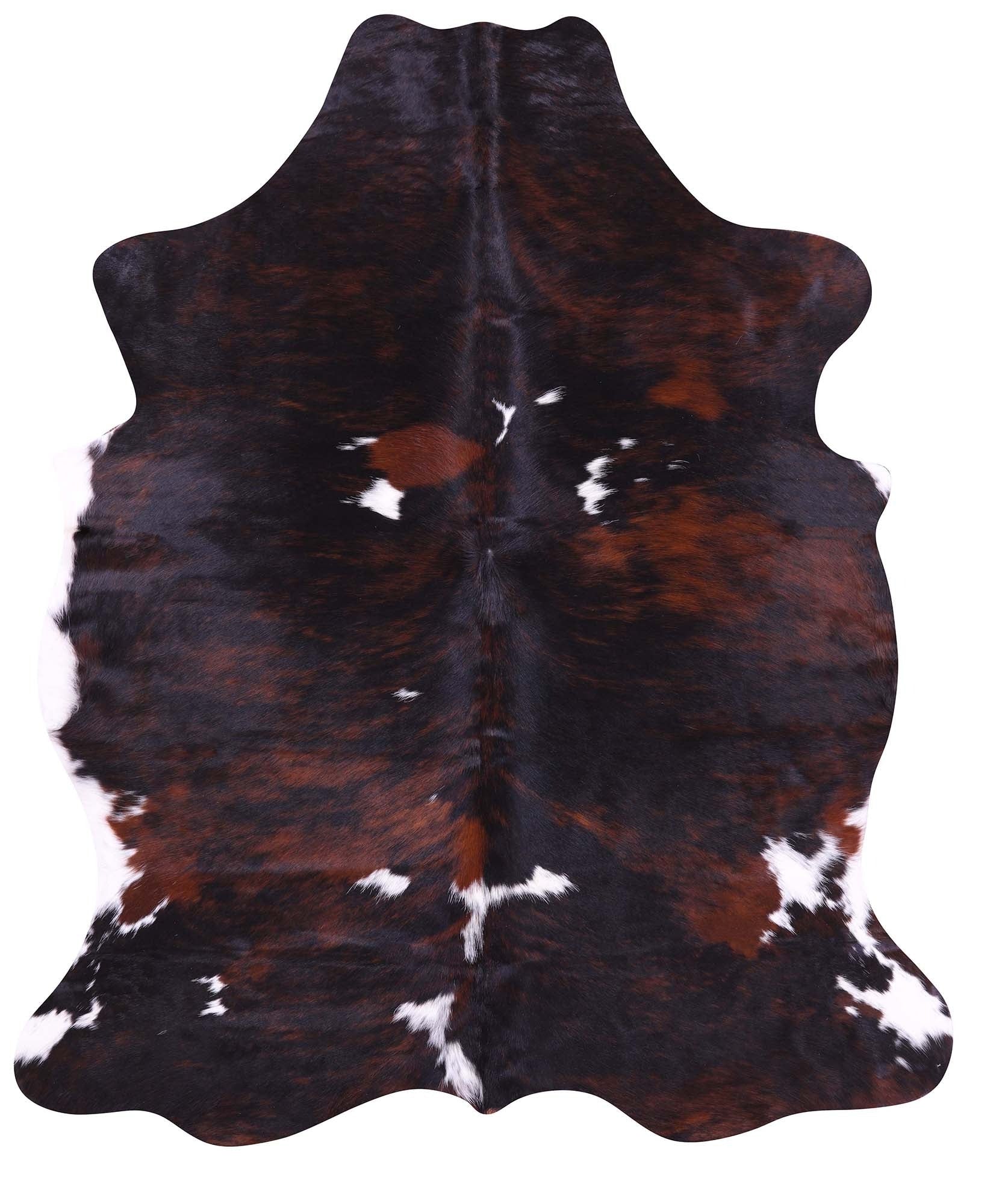 Natural Hair-On Cowhide Rug - 7' 1" X 5' 10" - Golden Nile