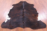 Natural Hair-On Cowhide Rug - 6' 4" X 5' 11" - Golden Nile