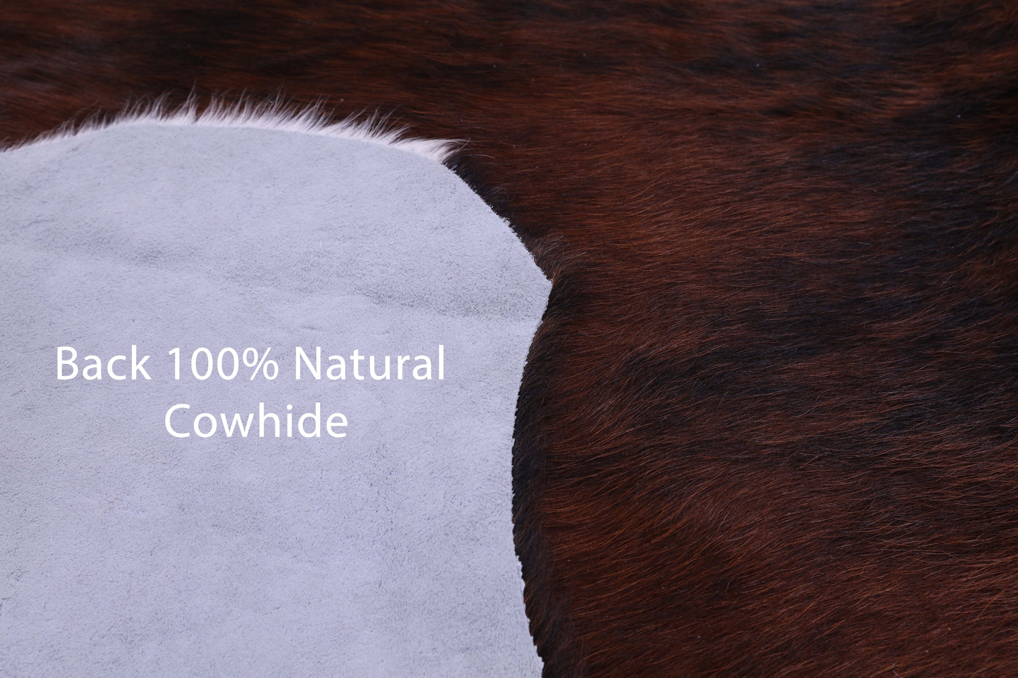 Natural Hair-On Cowhide Rug - 6' 11" X 5' 6" - Golden Nile