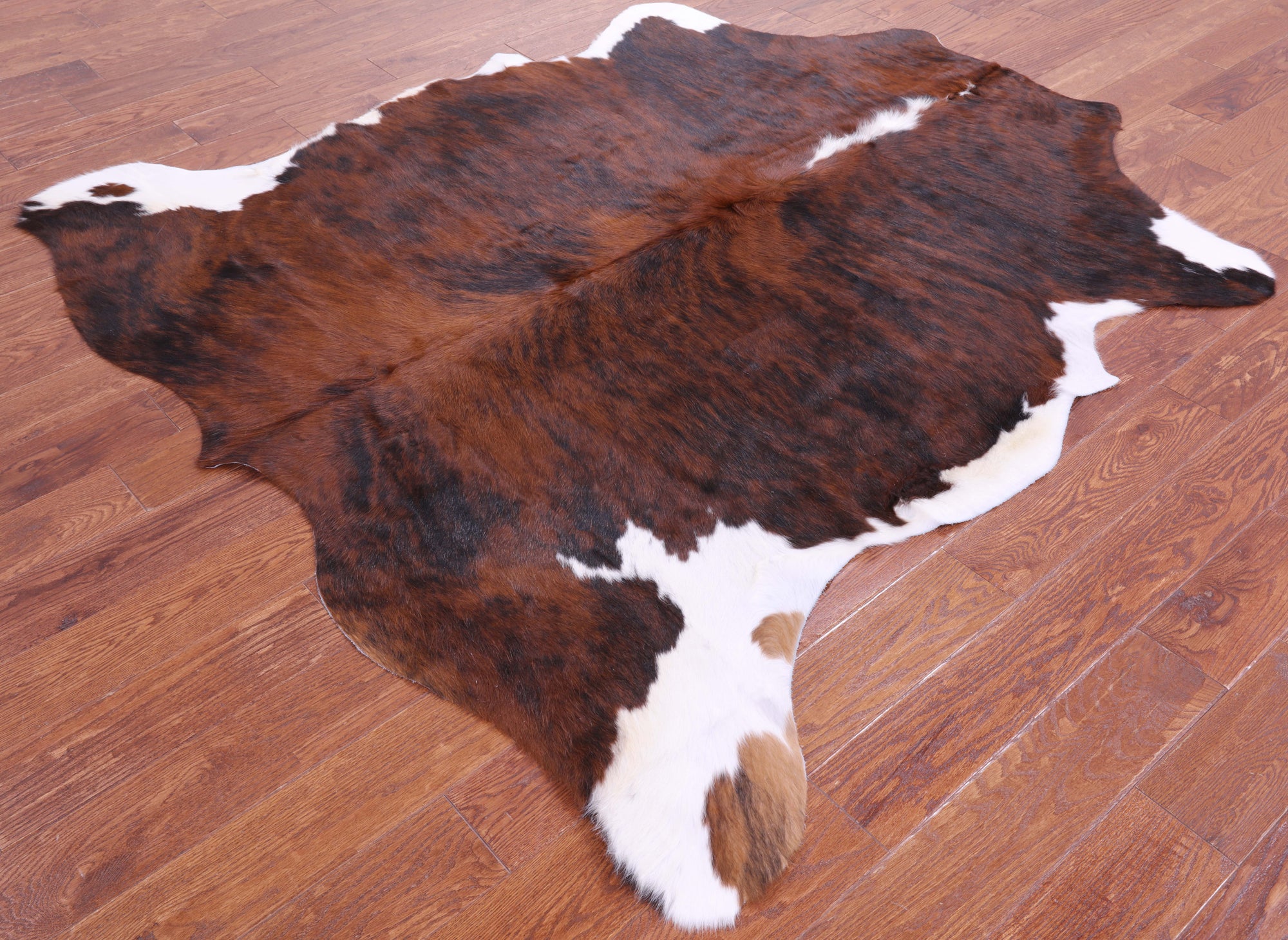 Natural Hair-On Cowhide Rug - 6' 11" X 5' 6" - Golden Nile