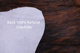 Brindle Natural Hair-On Cowhide Rug - 6' 8" X 6' 2" - Golden Nile