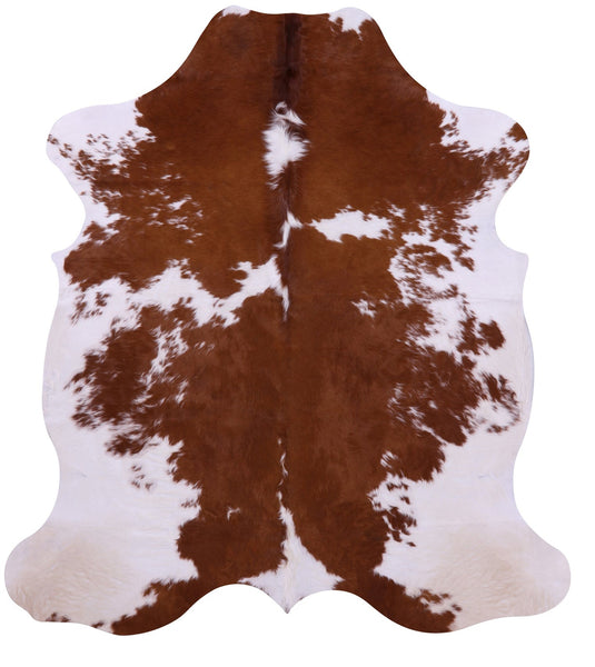Natural Hair-On Cowhide Rug - 7' 1" X 6' 4" - Golden Nile