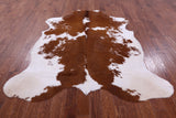 Natural Hair-On Cowhide Rug - 7' 1" X 6' 4" - Golden Nile