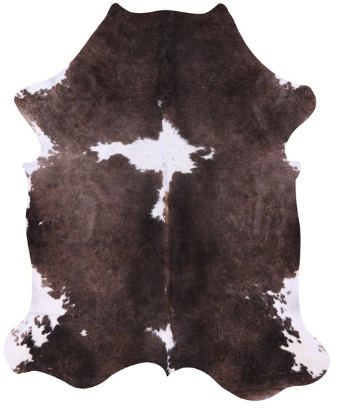 Natural Hair-On Cowhide Rug - 6' 11" X 5' 9" - Golden Nile