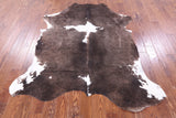 Natural Hair-On Cowhide Rug - 6' 11" X 5' 9" - Golden Nile