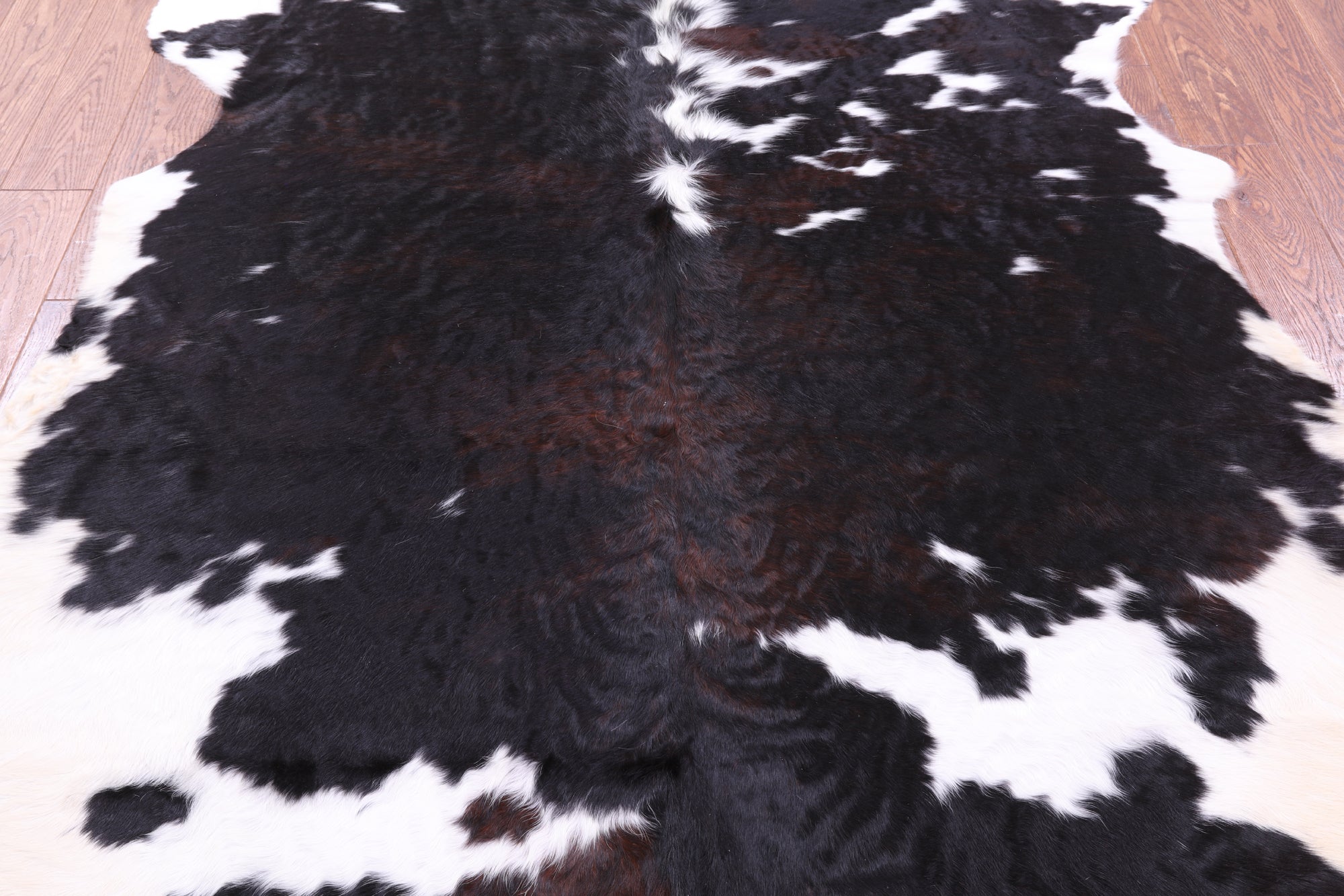 Natural Hair-On Cowhide Rug - 7' 3" X 6' 5" - Golden Nile