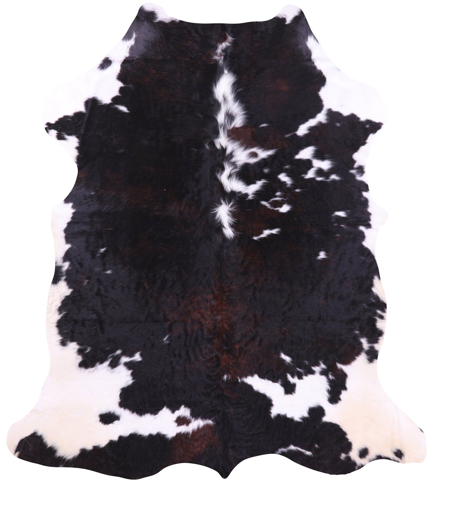 Natural Hair-On Cowhide Rug - 7' 3" X 6' 5" - Golden Nile