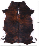 Natural Hair-On Cowhide Rug - 7' 0" X 5' 11" - Golden Nile