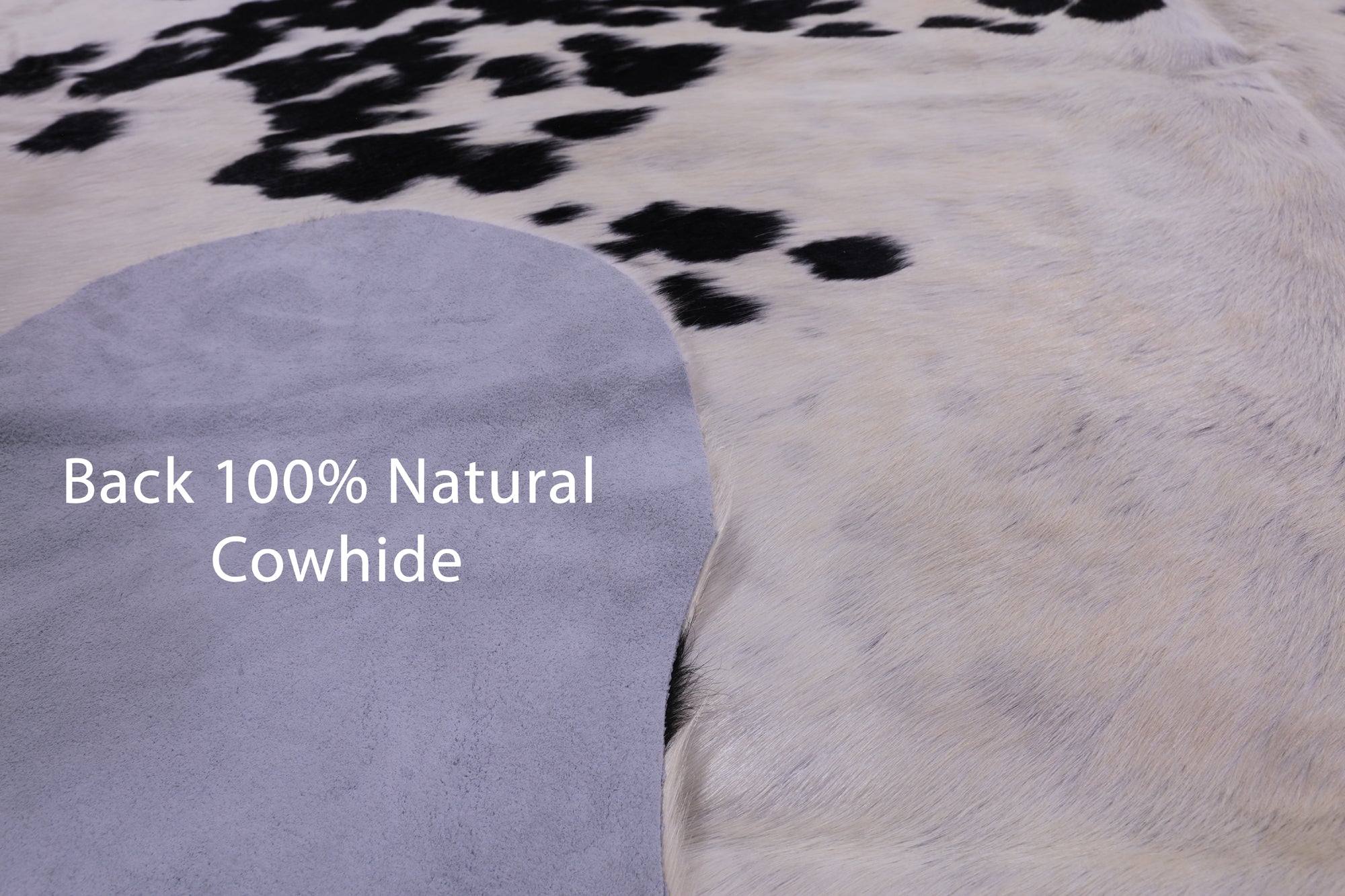 Natural Hair-On Cowhide Rug - 7' 4" X 6' 6" - Golden Nile