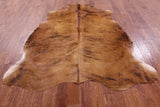 Natural Hair-On Cowhide Rug - 7' 1" X 6' 3" - Golden Nile