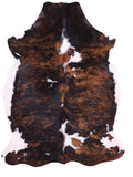 Natural Hair-On Cowhide Rug - 7' 1" X 5' 4" - Golden Nile