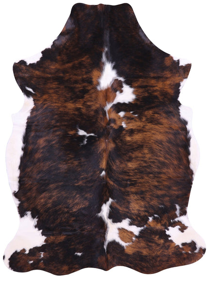 Natural Hair-On Cowhide Rug - 7' 1" X 5' 4" - Golden Nile