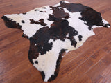 Natural Hair-On Cowhide Rug - 6' 11" X 6' 5" - Golden Nile