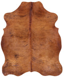 Natural Hair-On Cowhide Rug - 6' 7" X 5' 5" - Golden Nile