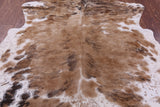 Natural Hair-On Cowhide Rug - 6' 8" X 5' 8" - Golden Nile