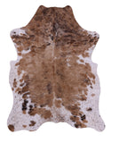 Natural Hair-On Cowhide Rug - 6' 8" X 5' 8" - Golden Nile