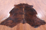 Natural Hair-On Cowhide Rug - 7' 0" X 6' 8" - Golden Nile