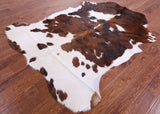 Natural Hair-On Cowhide Rug - 6' 6" X 5' 7" - Golden Nile
