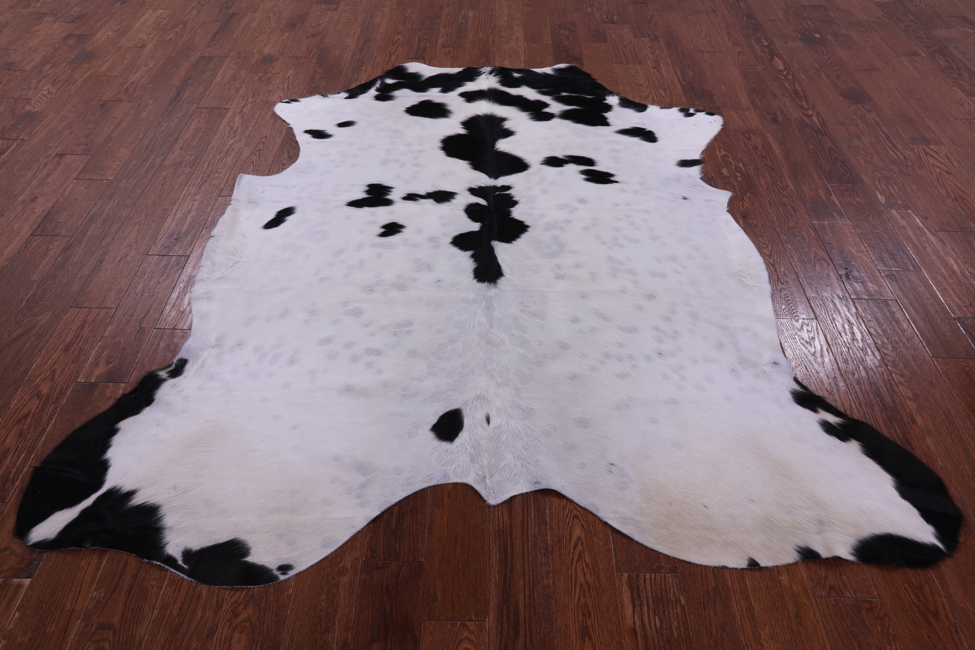 Natural Hair-On Cowhide Rug - 7' 0" X 6' 7" - Golden Nile