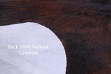 Natural Hair-On Cowhide Rug - 7' 1" X 6' 2" - Golden Nile