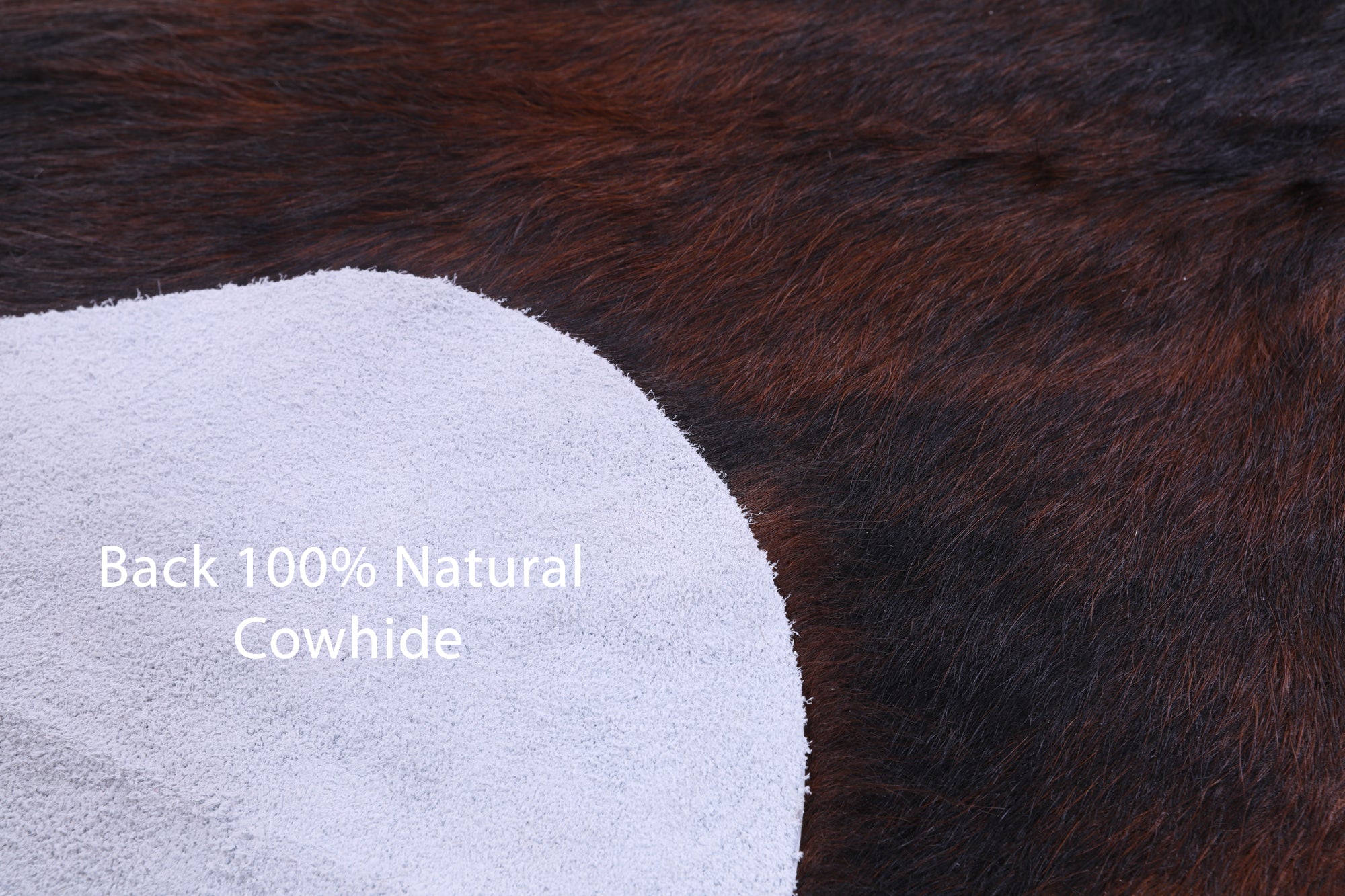 Natural Hair-On Cowhide Rug - 7' 1" X 6' 2" - Golden Nile
