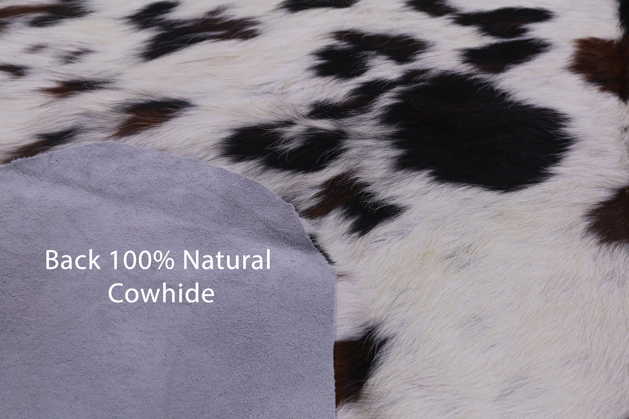 Natural Hair-On Cowhide Rug - 6' 8" X 6' 1" - Golden Nile